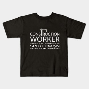 Construction Worker Kids T-Shirt